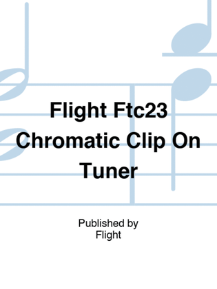 Book cover for Flight Ftc23 Chromatic Clip On Tuner