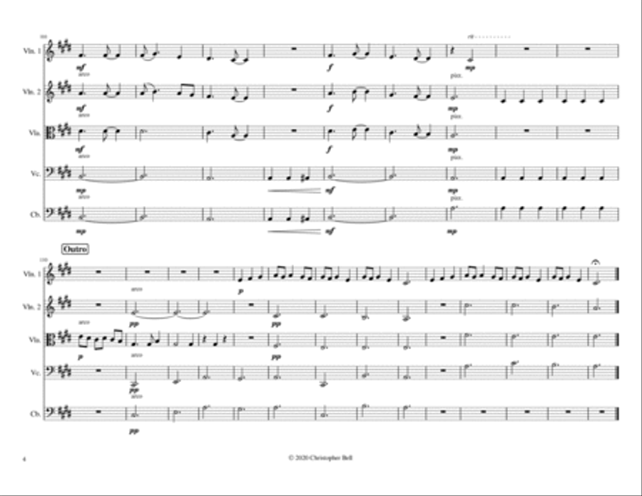 When The Party's Over String Orchestra scores gallery preview page 4