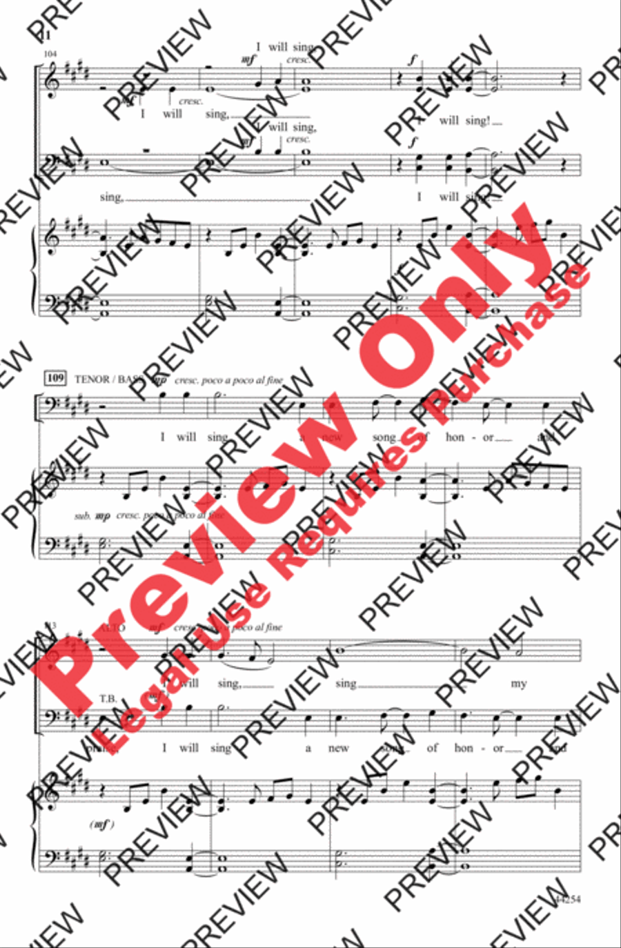 Celtic Canticle Celtic Canticle 4-Part scores gallery preview page 11