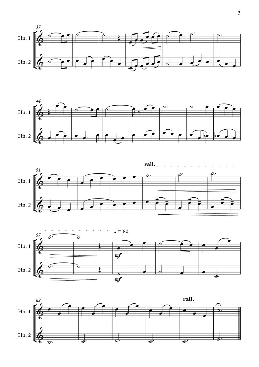 Band Of Brothers - Main Title Brass Duet scores gallery preview page 3