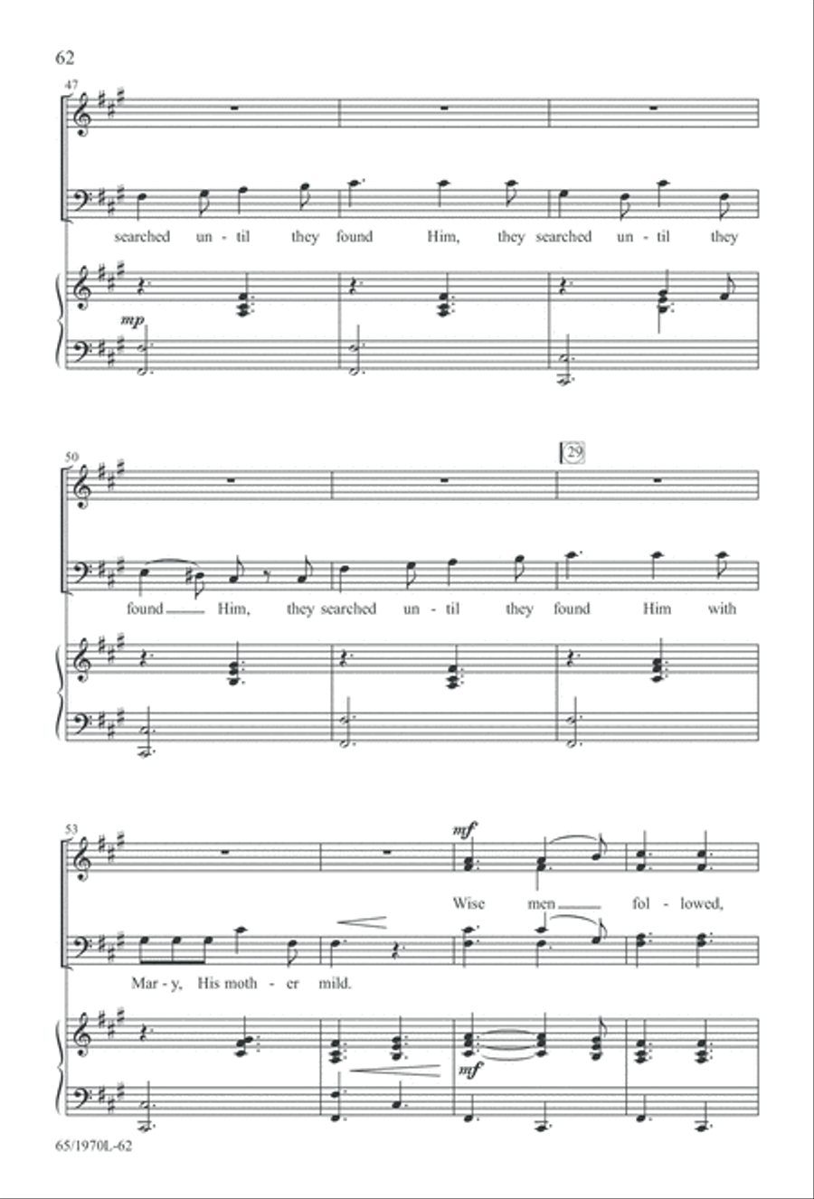 A Great and Mighty Wonder 4-Part scores gallery preview page 63