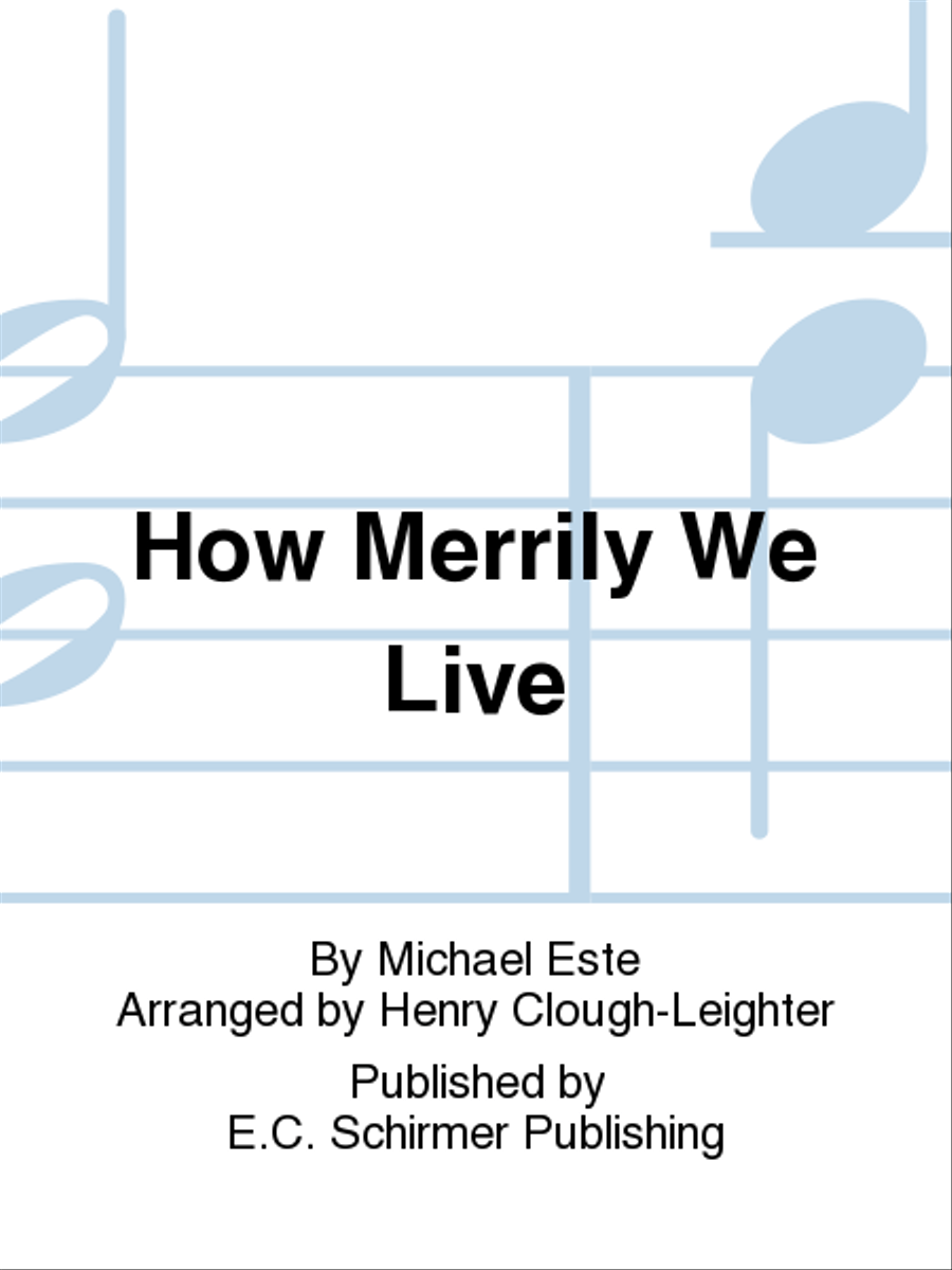 How Merrily We Live SSA scores gallery preview page 1