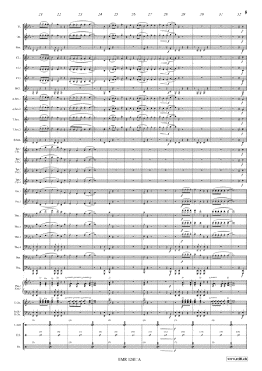 Black Or White Black Or White Concert Band scores gallery preview page 5