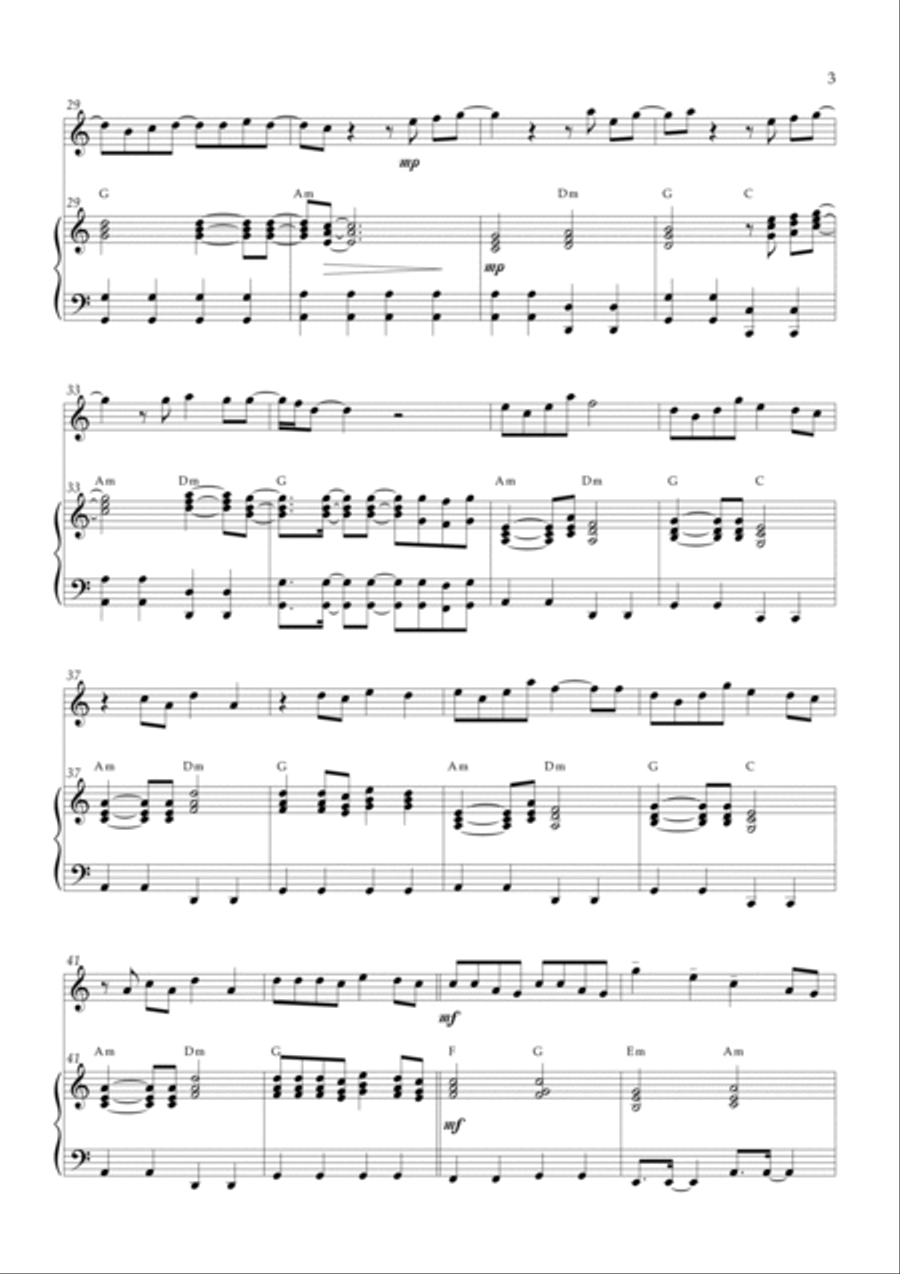 Barbie Girl Piano scores gallery preview page 3