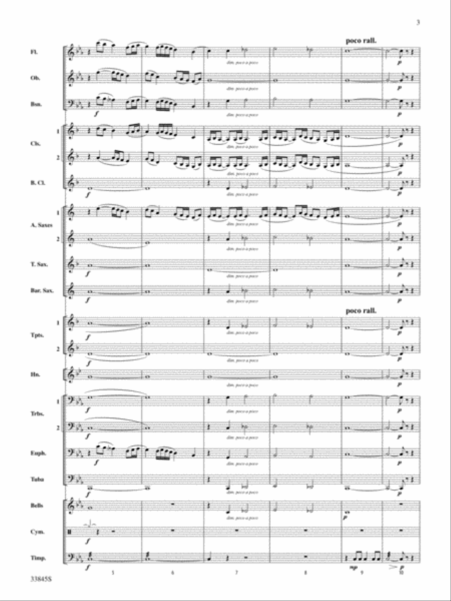 Gather Ye Rosebuds: Score Concert Band scores gallery preview page 3