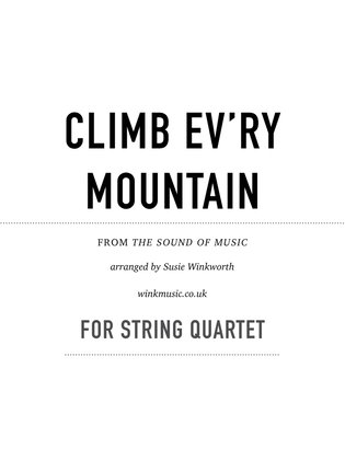 Climb Ev'ry Mountain