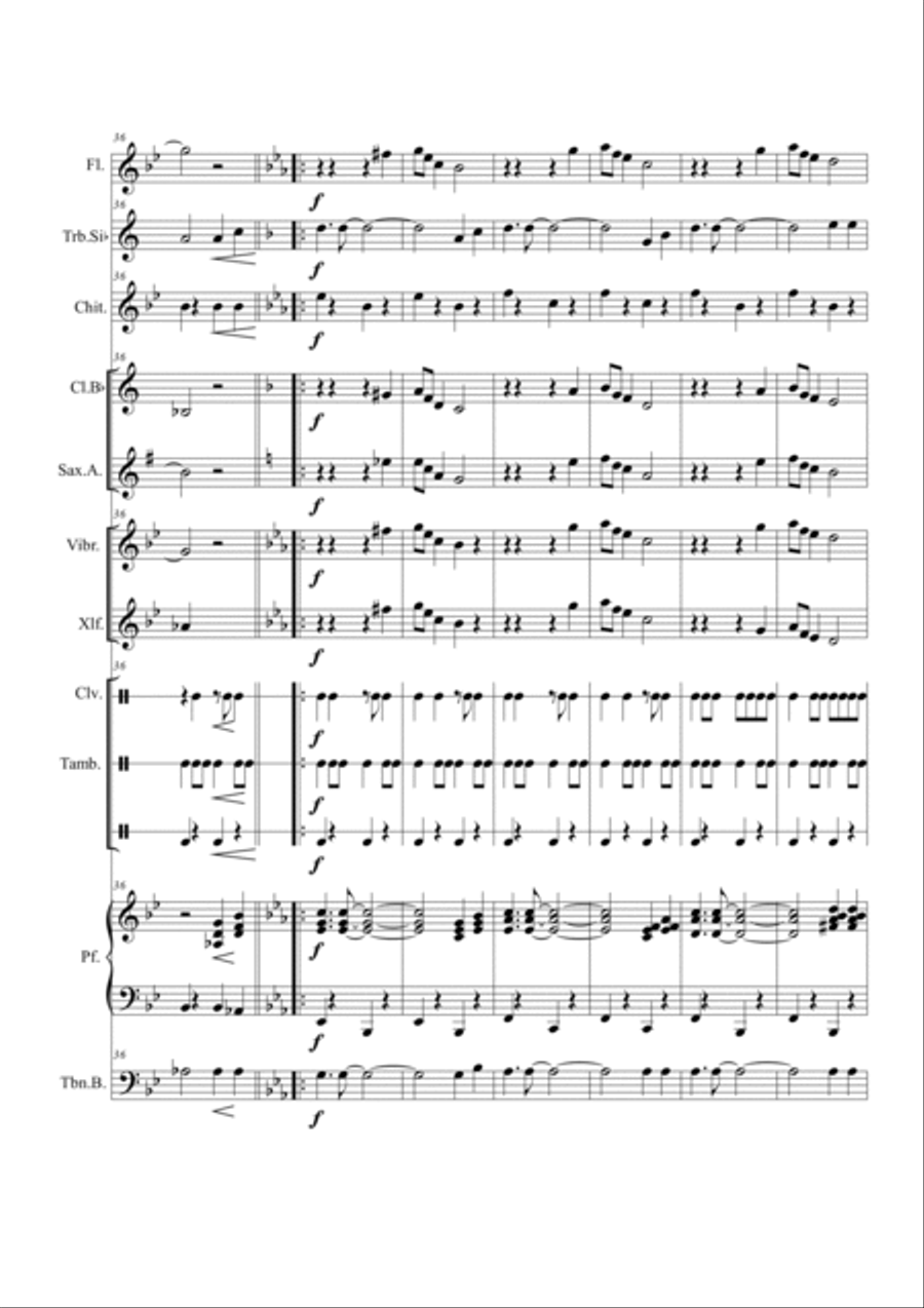 Mack The Knife Large Ensemble scores gallery preview page 6