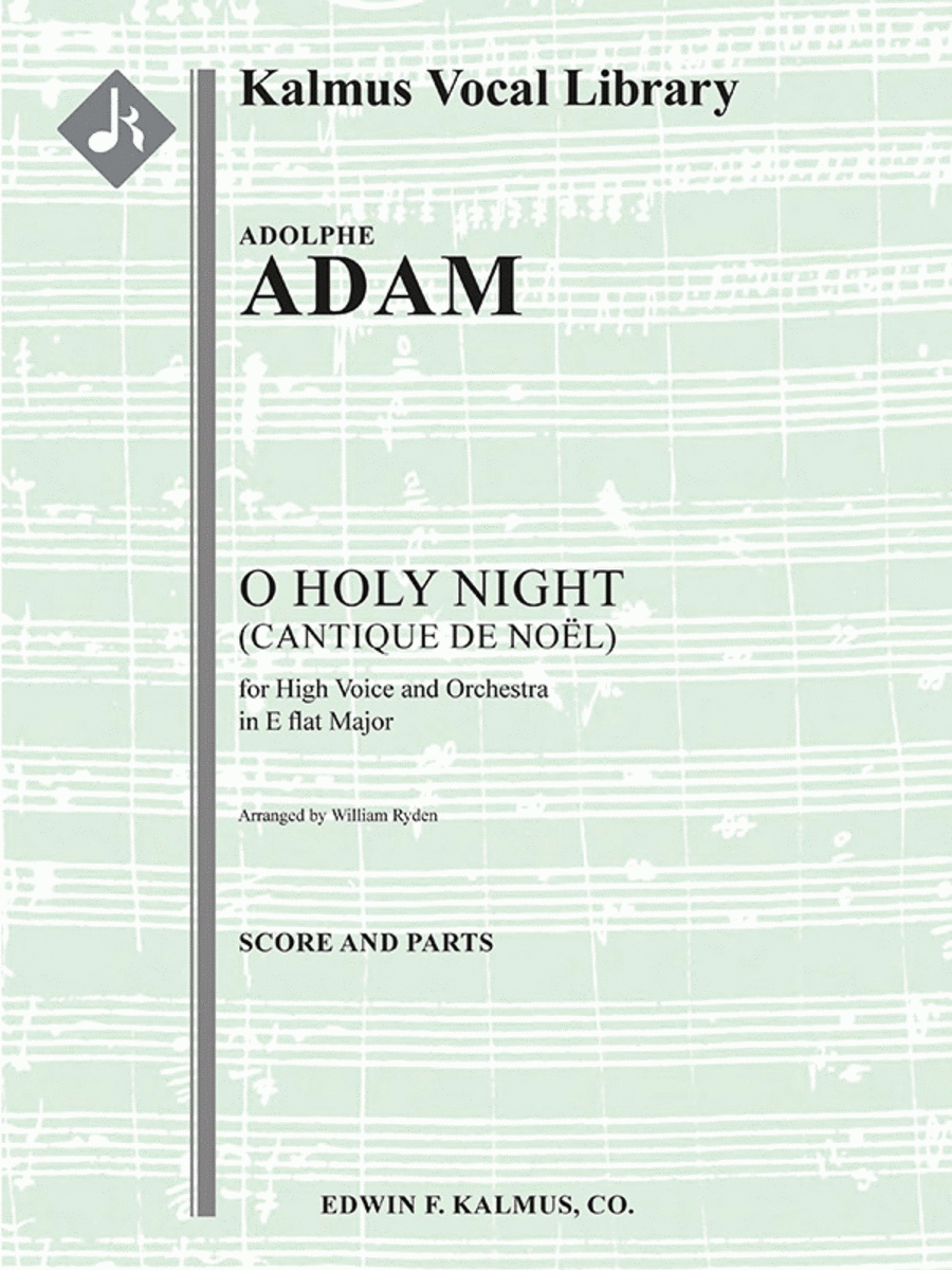 O Holy Night (Cantique de Noel) orchestration for high voice in Eb Full Orchestra scores gallery preview page 1