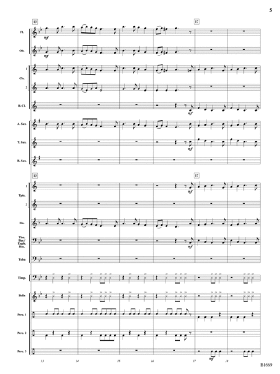 Music for the Queen's Court: Score Concert Band scores gallery preview page 5