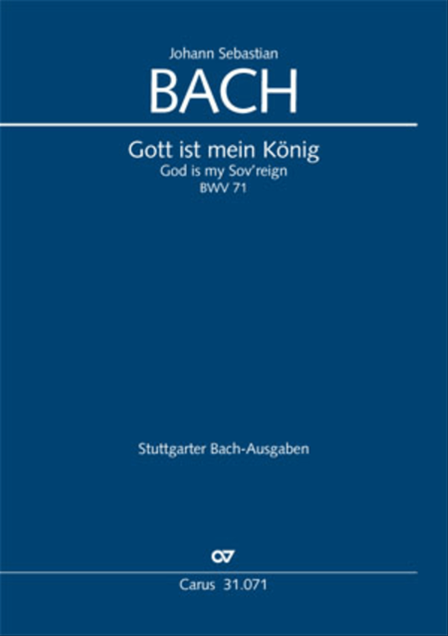 God is my Sov'reign (Gott ist mein Konig) 4-Part scores gallery preview page 1