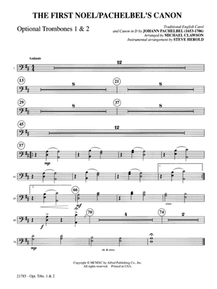The First Noel / Pachelbel's Canon: 1st & 2nd Trombones