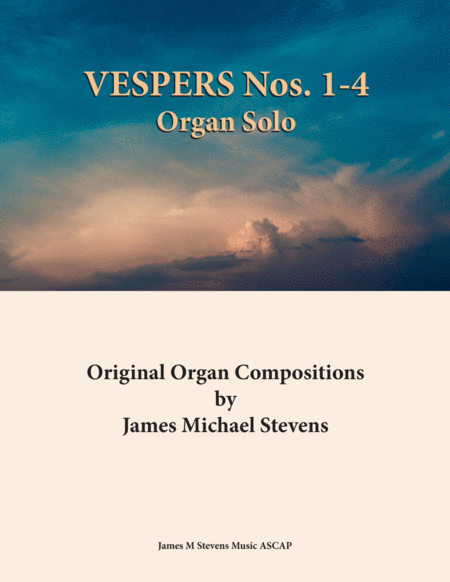 Vespers Nos. 1-4 - Organ Book image number null