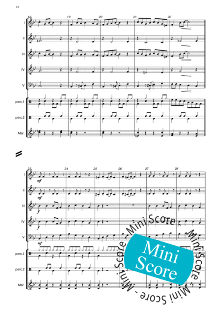 Global Girls Concert Band scores gallery preview page 22