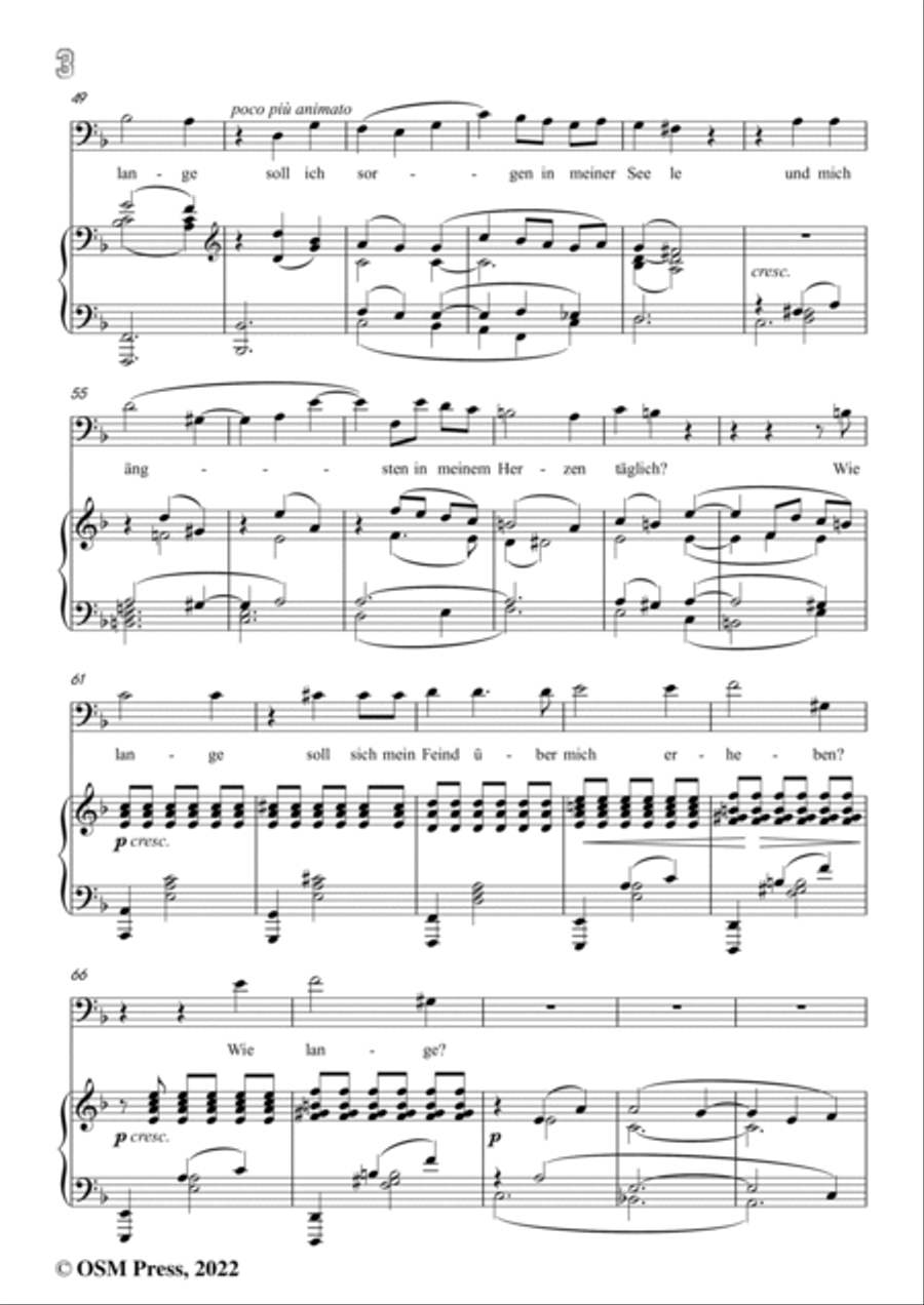 Jenner-Der 13,Psalm,in F Major,Op.9 No.1 Voice scores gallery preview page 4