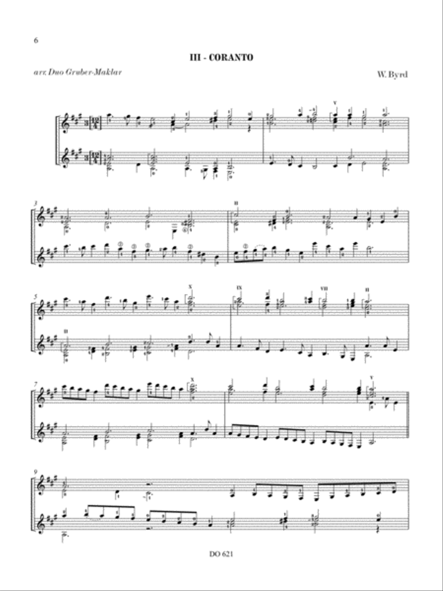 3 Pieces Classical Guitar scores gallery preview page 6