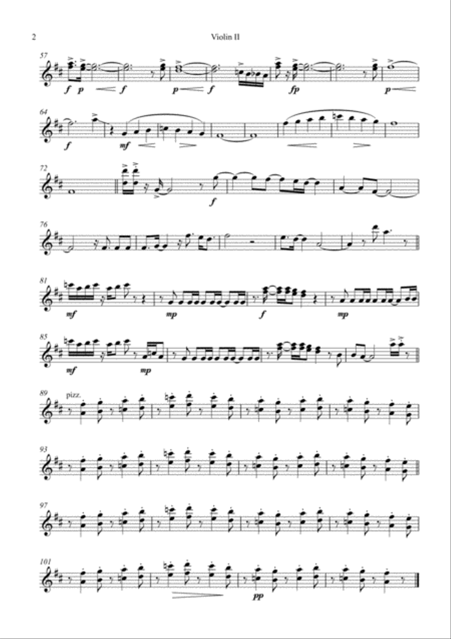 Don't Stop Til You Get Enough String Quartet scores gallery preview page 6