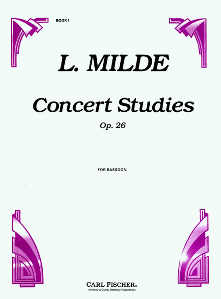 Ludwig Milde: Concert Studies, Op. 26, Book 1
