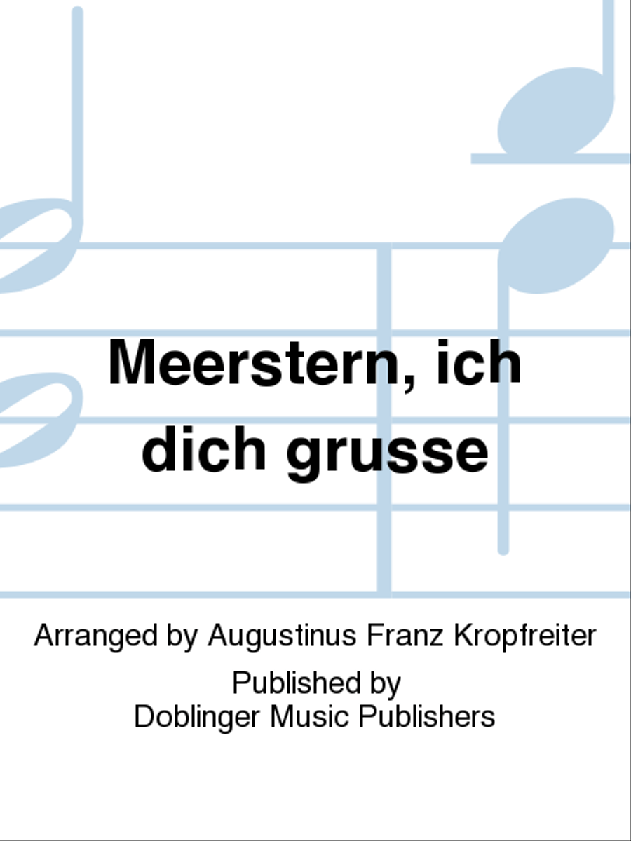 Meerstern, ich dich grusse 4-Part scores gallery preview page 1