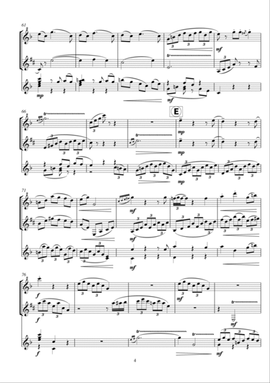 Faerie Tale Dances Large Ensemble scores gallery preview page 4
