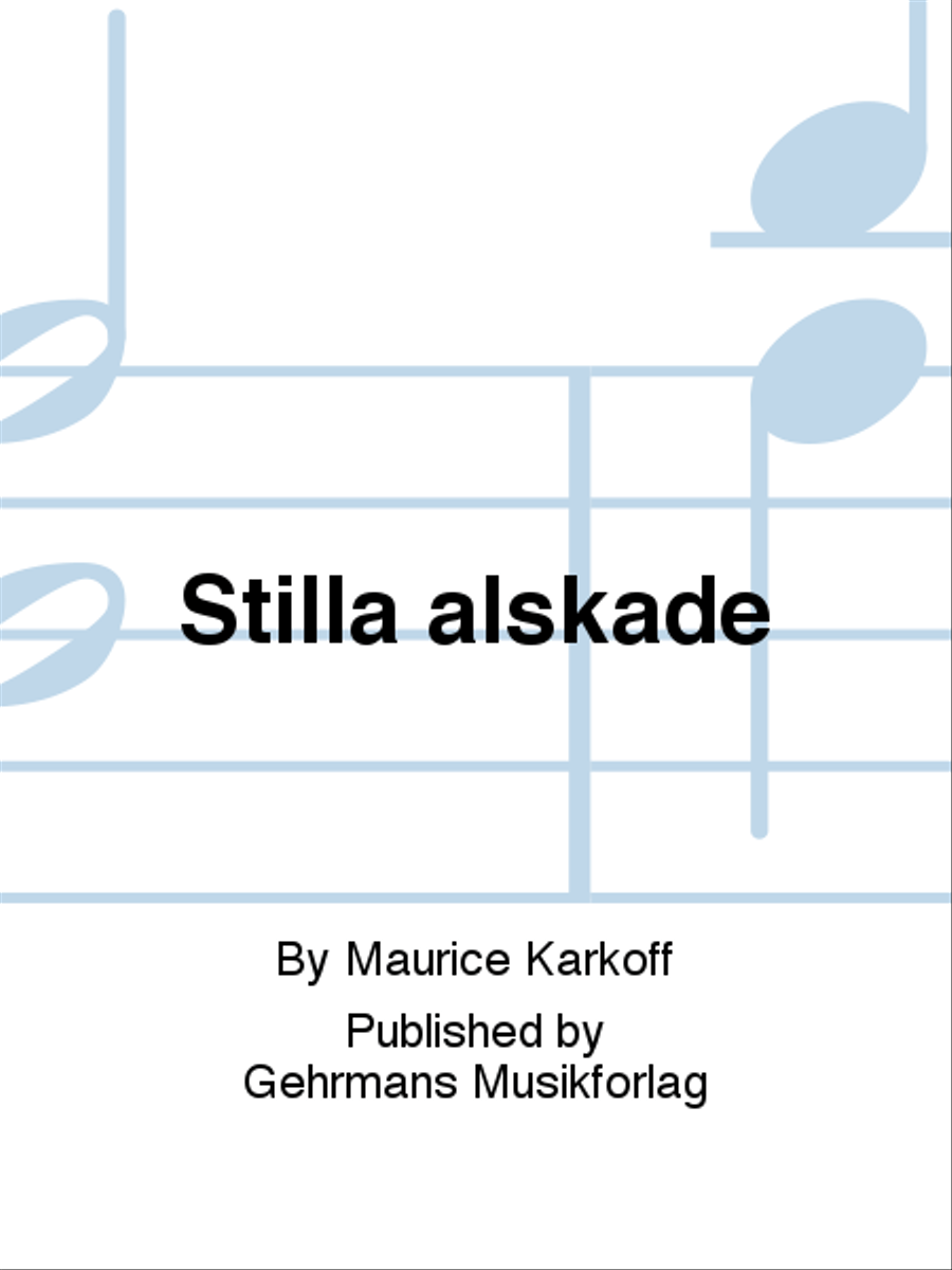 Stilla alskade Voice scores gallery preview page 1