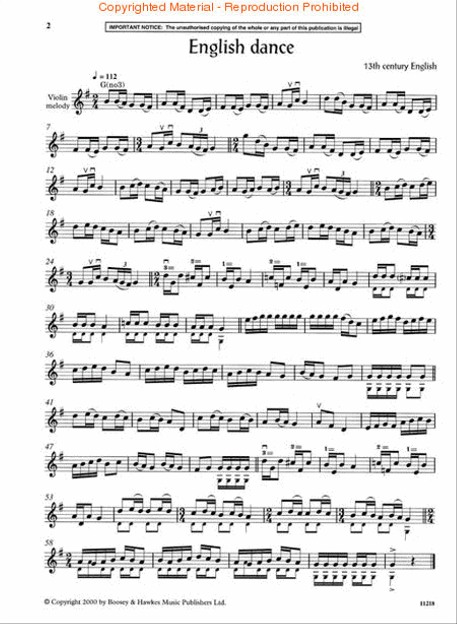 The Early Music Fiddler – Complete Violin Solo scores gallery preview page 2