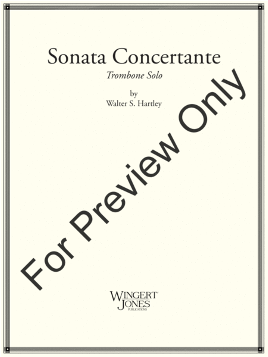 Sonata Concertante Trombone scores gallery preview page 2