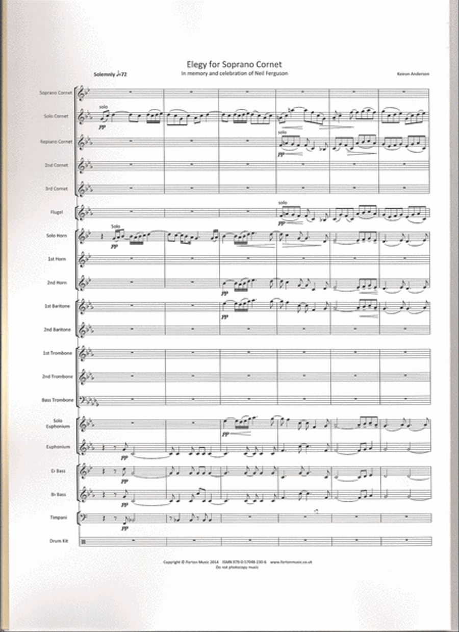 Elegy Brass Band scores gallery preview page 2