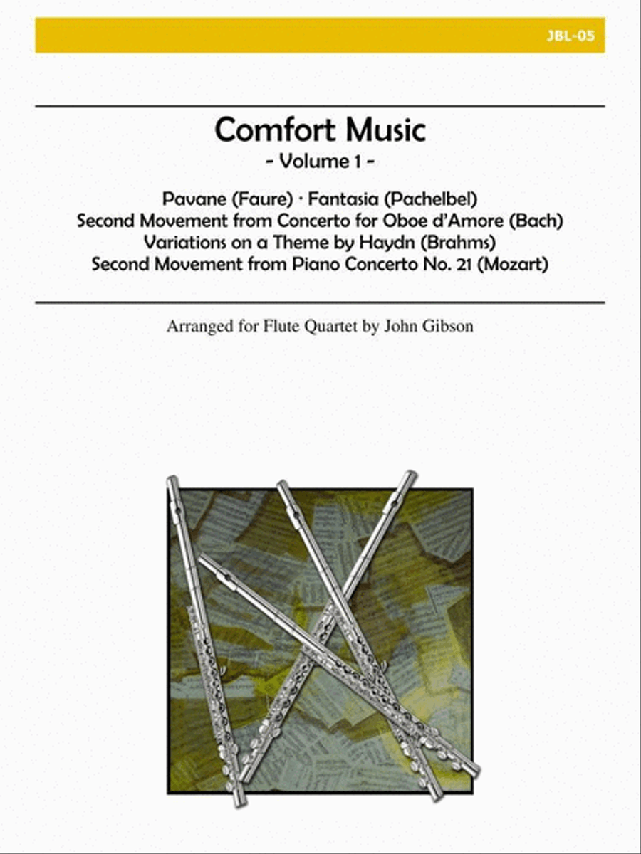 Comfort Music, Vol. 1 for Flute Quartet Flute Quartet scores gallery preview page 1
