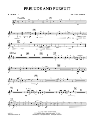 Prelude And Pursuit - Bb Trumpet 1