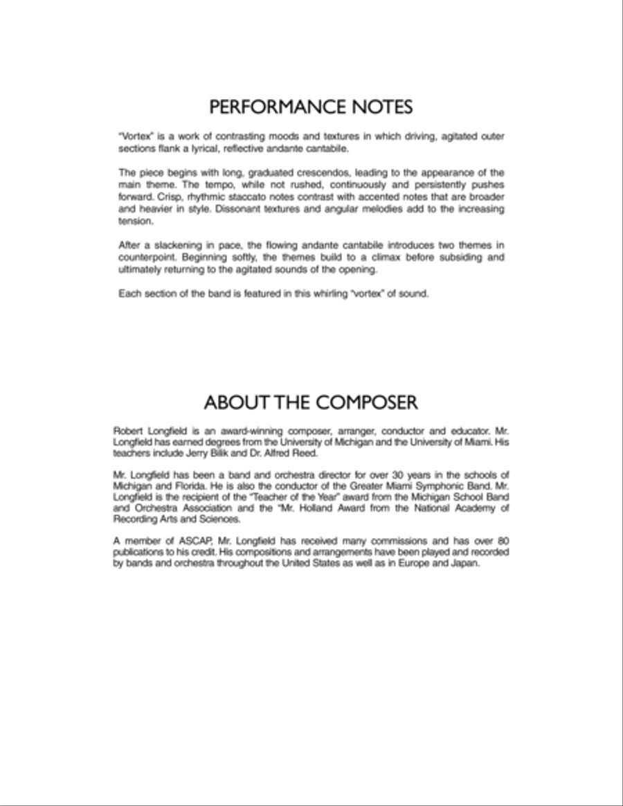 Vortex - Full Score Vortex - Full Score Score scores gallery preview page 2