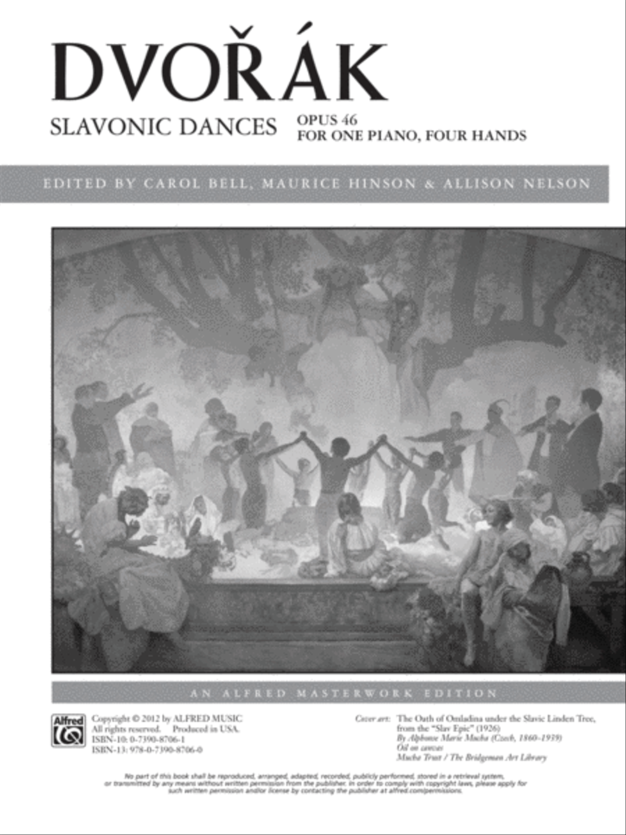 Dvorák -- Slavonic Dances, Op. 46 Small Ensemble scores gallery preview page 2