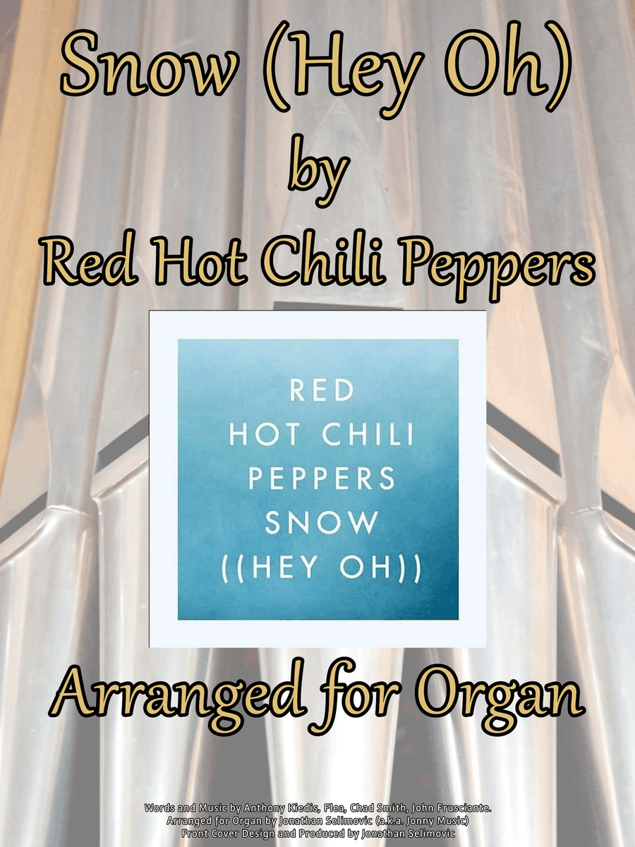 Snow (hey Oh) Organ Solo scores gallery preview page 1