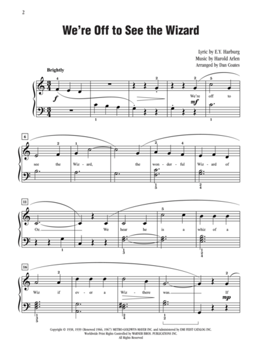 We're Off to See the Wizard Small Ensemble scores gallery preview page 2