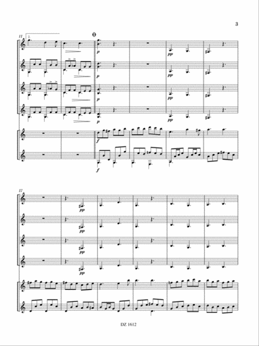 Arrivederci! Arrivederci! Guitar Ensemble scores gallery preview page 3