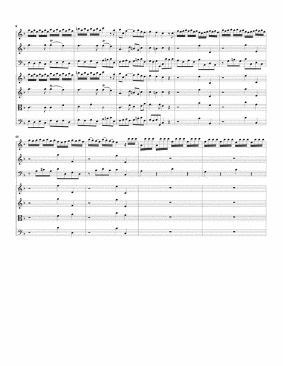 Concerto grosso, Op.6, no.12 (Original) String Trio scores gallery preview page 4