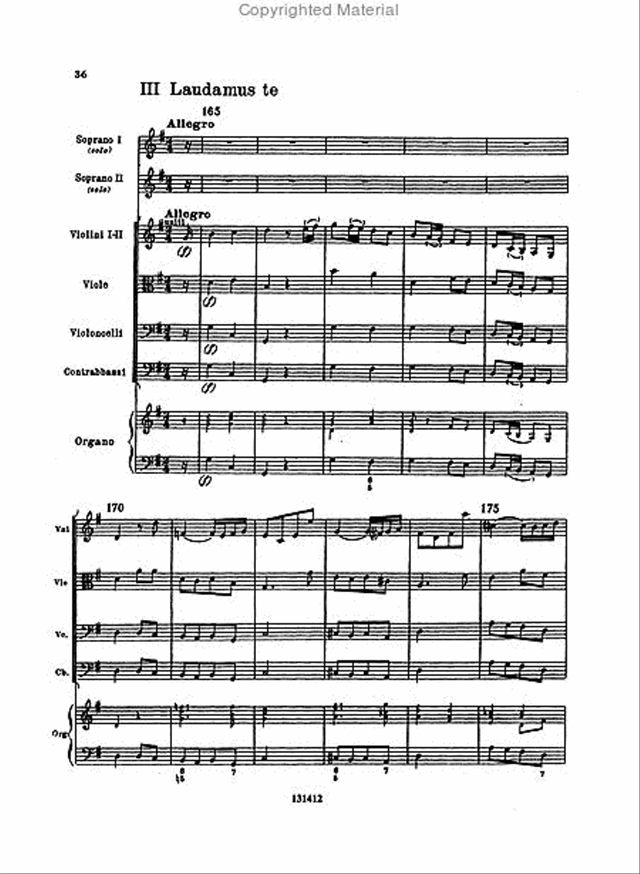 Gloria RV589 Gloria RV589 Choir scores gallery preview page 6