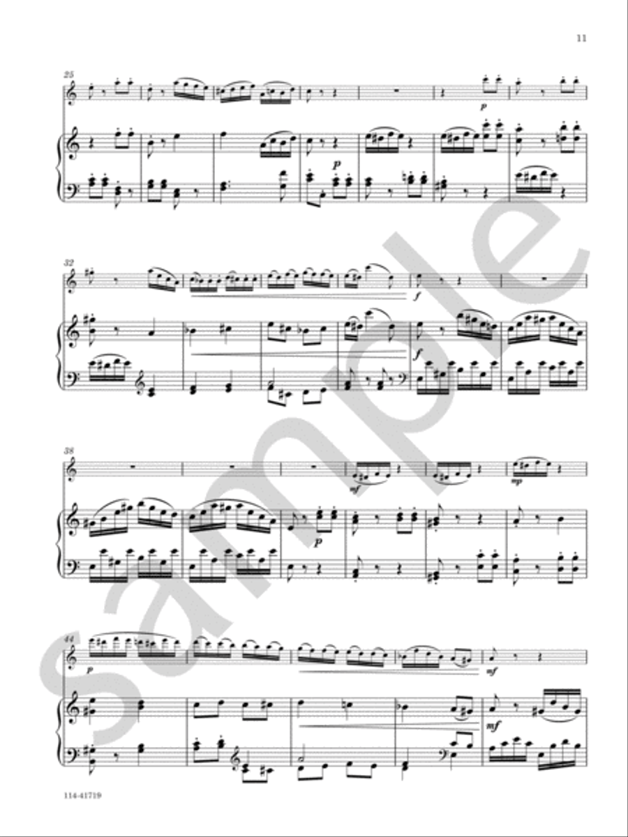 Sonata In C, K. 545 Chamber Music scores gallery preview page 8