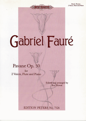 Book cover for Pavane (Arranged for 2 Voices, Flute and Piano)