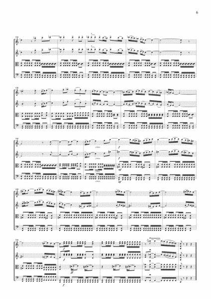 Ravel Bolero, for string quartet, CR302 image number null