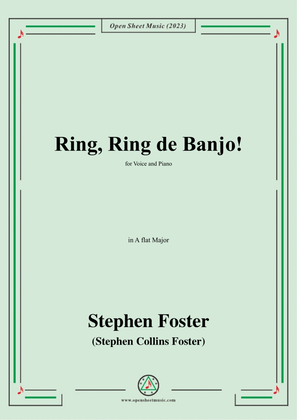 S. Foster-Ring,Ring de Banjo!,in A flat Major