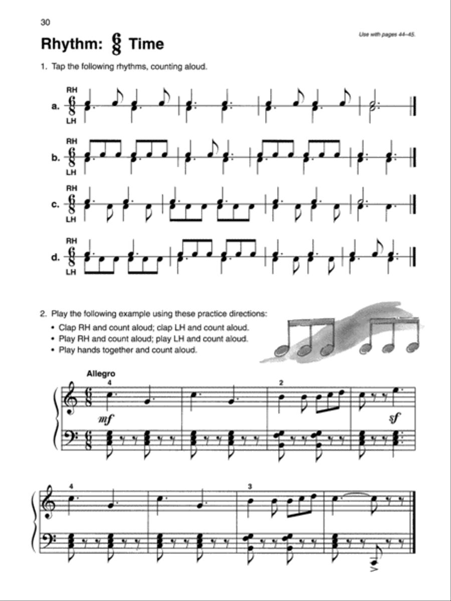 Alfred's Basic Piano Course Sight Reading, Level 3 Piano Method scores gallery preview page 5