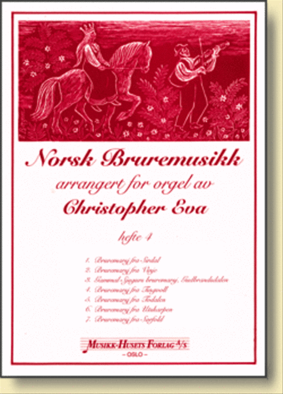 Norsk Bruremusikk 4 Organ scores gallery preview page 1