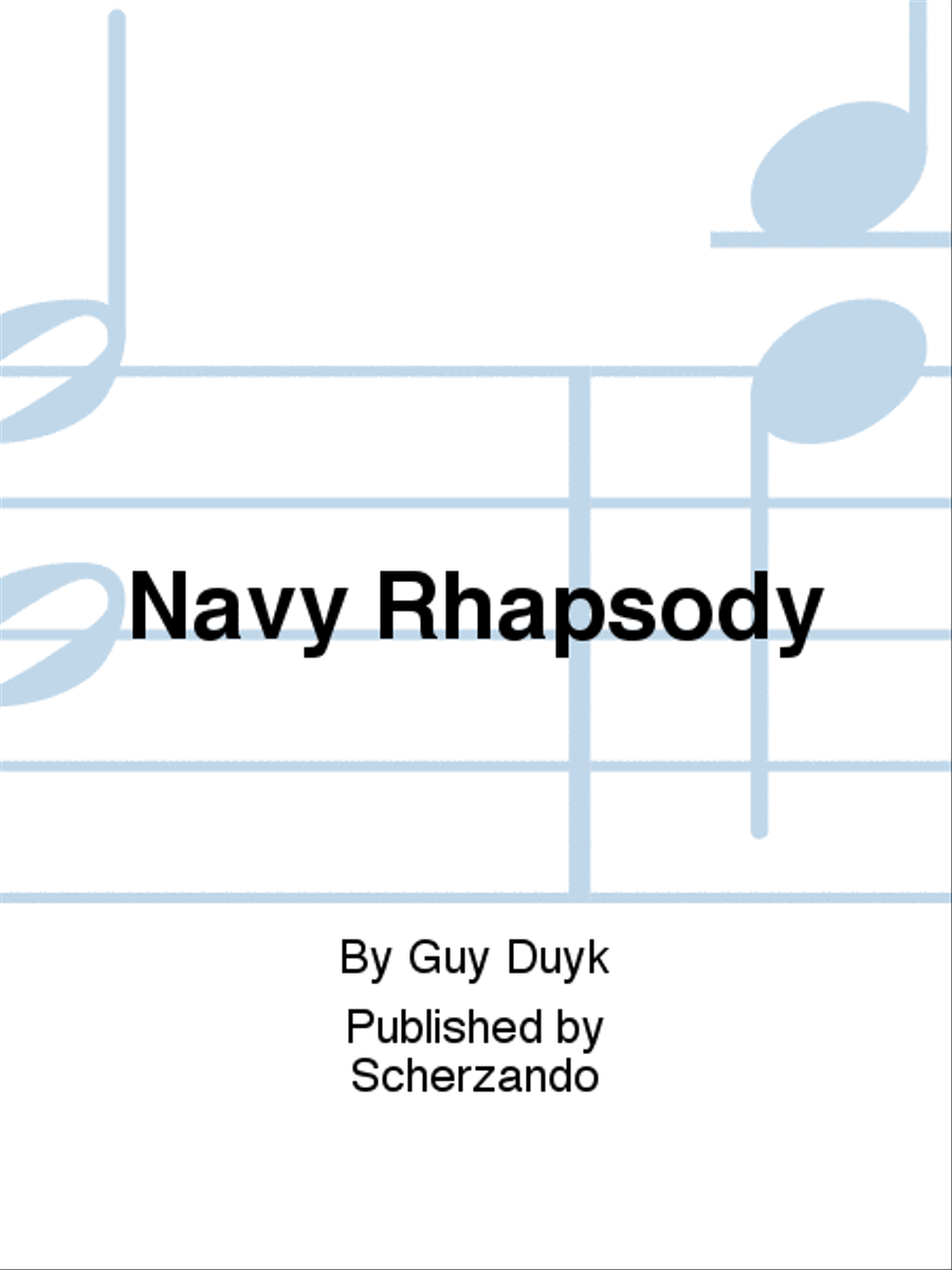 Navy Rhapsody Concert Band scores gallery preview page 1