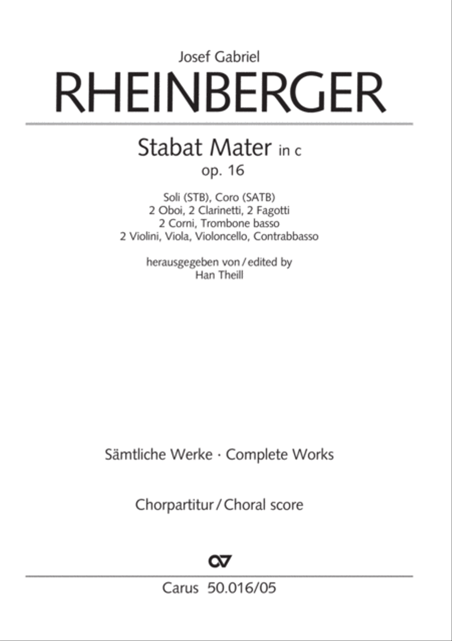 Stabat Mater in C minor STB scores gallery preview page 2