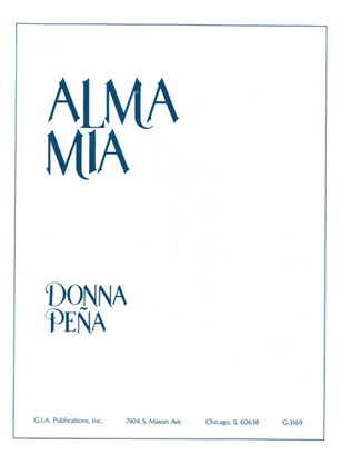 Book cover for Alma Mia - Music Collection