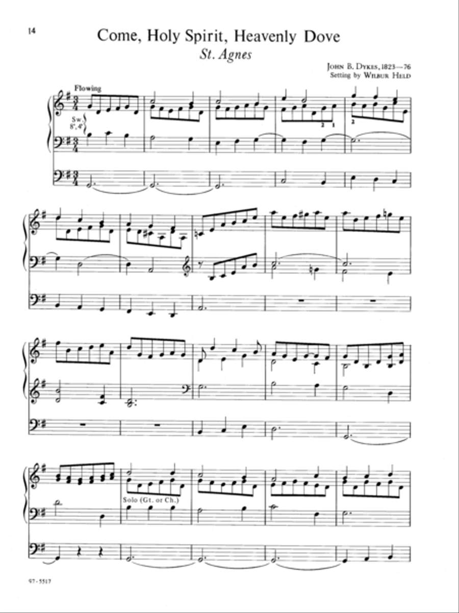Hymn Preludes for the Pentecost Season Organ scores gallery preview page 6