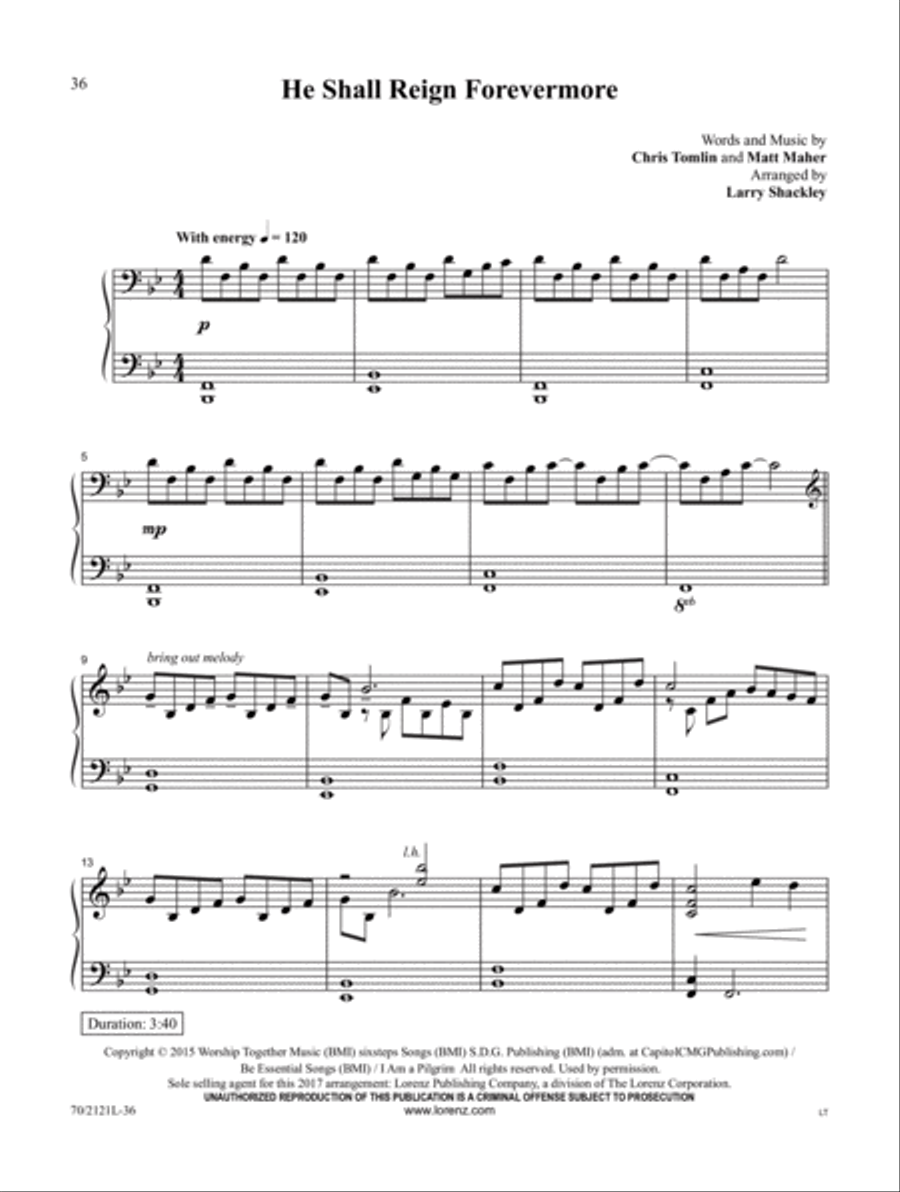 Faithful Through It All Faithful Through It All Piano Solo scores gallery preview page 11