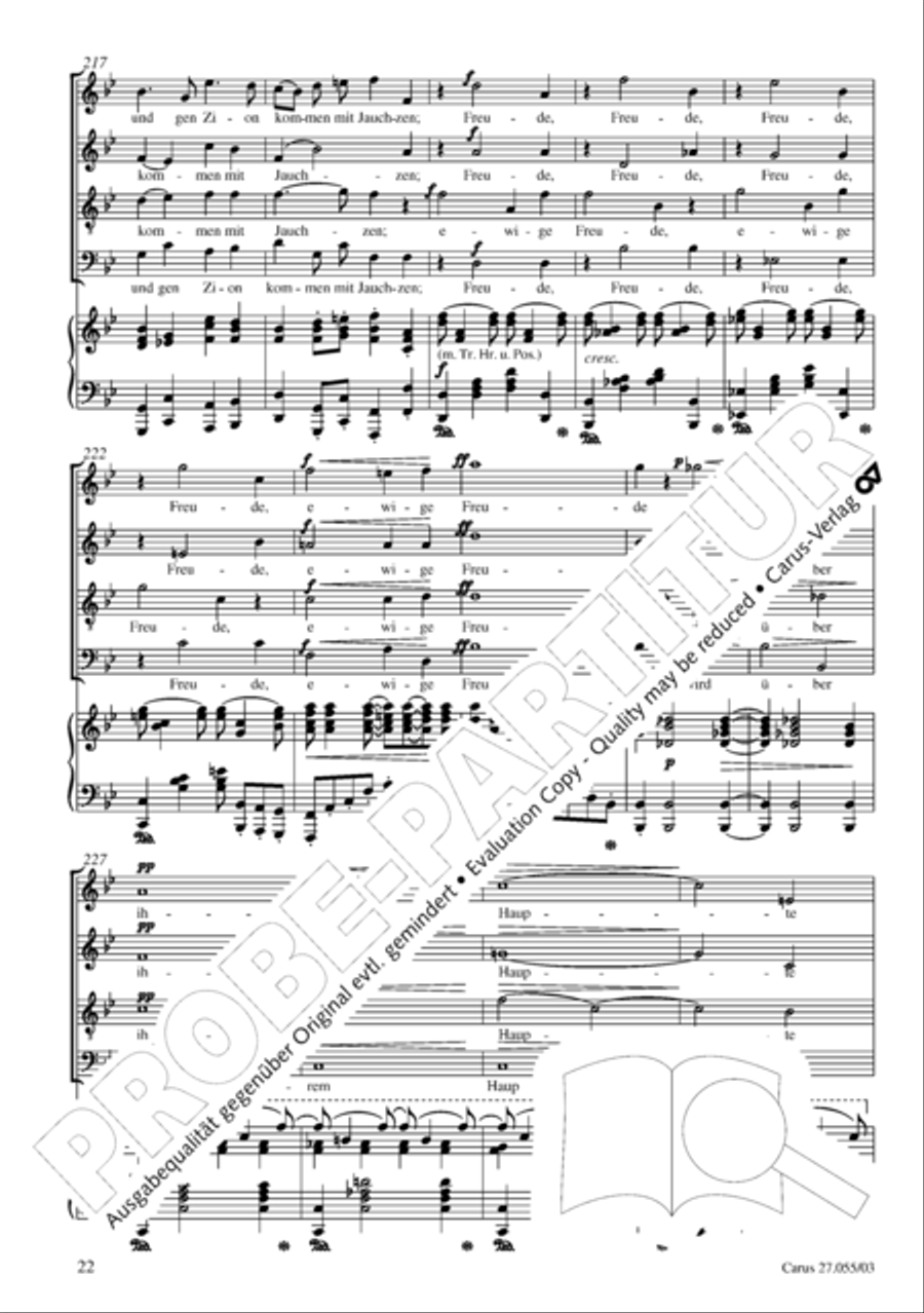 Ein Deutsches Requiem (German Requiem) 4-Part scores gallery preview page 25