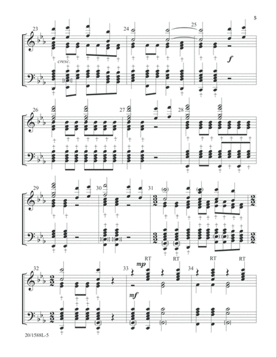 Let Our Carols Fill the Sky! 5-Octaves scores gallery preview page 5