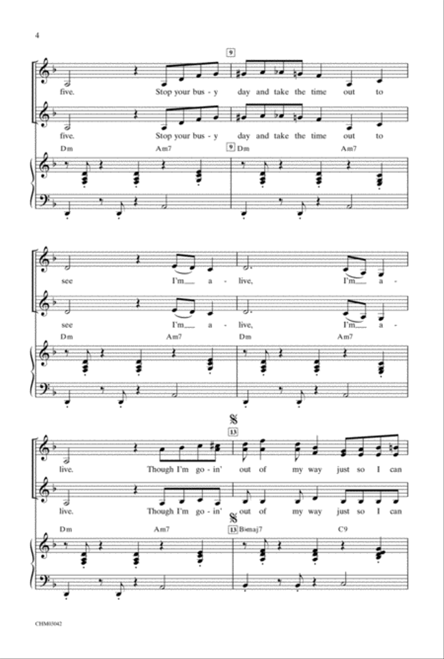 Take Five Women's Choir scores gallery preview page 3